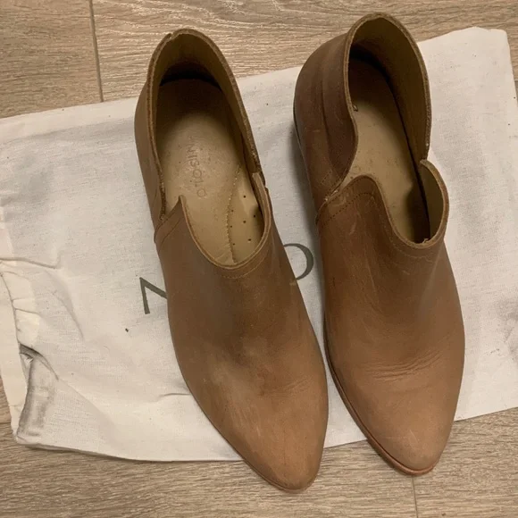 Nisolo Tan Ankle Boots Sz 8.5 - Picture 5 of 6